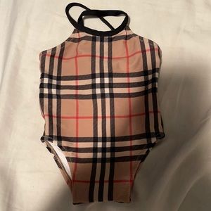 Burberry swimsuit only worn once .